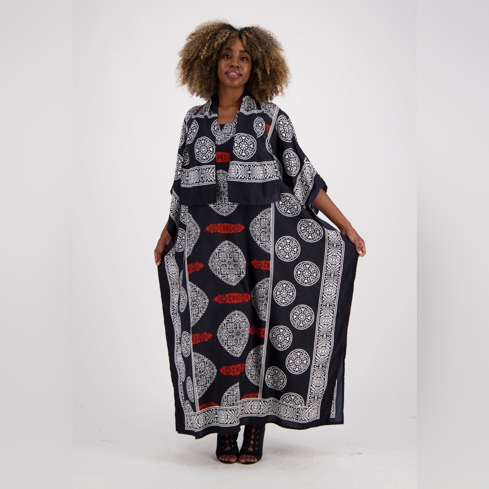 NWT African Print Kaftan from Gypsie Blu - Picture 4 of 5